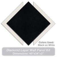 Acoustic Design Works Acoustic Panel Diamond Layer Kit - 3 pieces