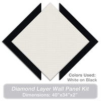 Acoustic Design Works Acoustic Panel Diamond Layer Kit - 3 pieces