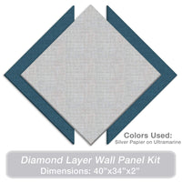 Acoustic Design Works Acoustic Panel Diamond Layer Kit - 3 pieces