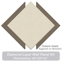 Acoustic Design Works Acoustic Panel Diamond Layer Kit - 3 pieces