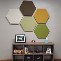 Lemon Grass Hexagon Acoustic Panel Kit