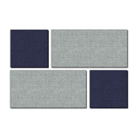 Blueberry Patch Mondrian acoustic wall panel kit