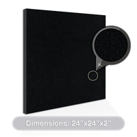 Acoustic Design Works Acoustic Panel Square 2" - 1 piece