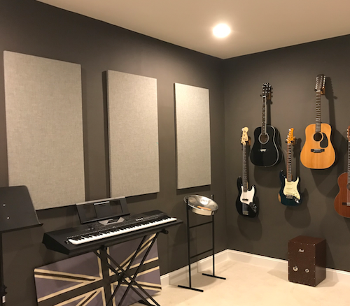 Review:  Acoustic Panels in Music Studio