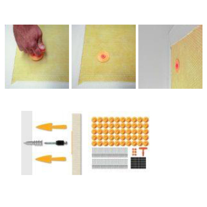 Mounting Instructions for Acoustic Ceiling Panels - Snap On Anchor