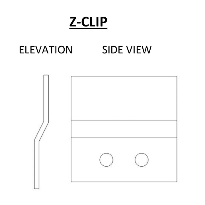 Mounting Instructions for Acoustic Wall Panels - Z-Clip