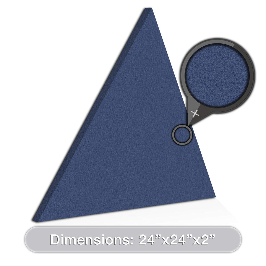 [2-Pack] Acoustic Design Works Acoustic Panels Equilateral Triangle 2" - 2 pieces