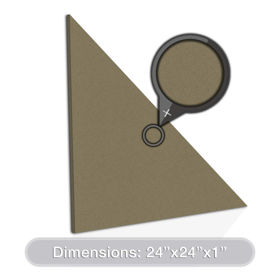 [2-Pack] Acoustic Design Works Acoustic Panel Right Triangle 2" - 2 pieces