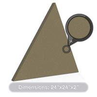 [2-Pack] Acoustic Design Works Acoustic Panels Equilateral Triangle 2" - 2 pieces