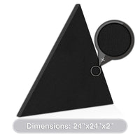 [2-Pack] Acoustic Design Works Acoustic Panels Equilateral Triangle 2" - 2 pieces