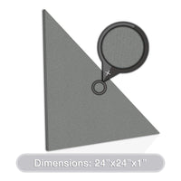 [2-Pack] Acoustic Design Works Acoustic Panel Right Triangle 2" - 2 pieces