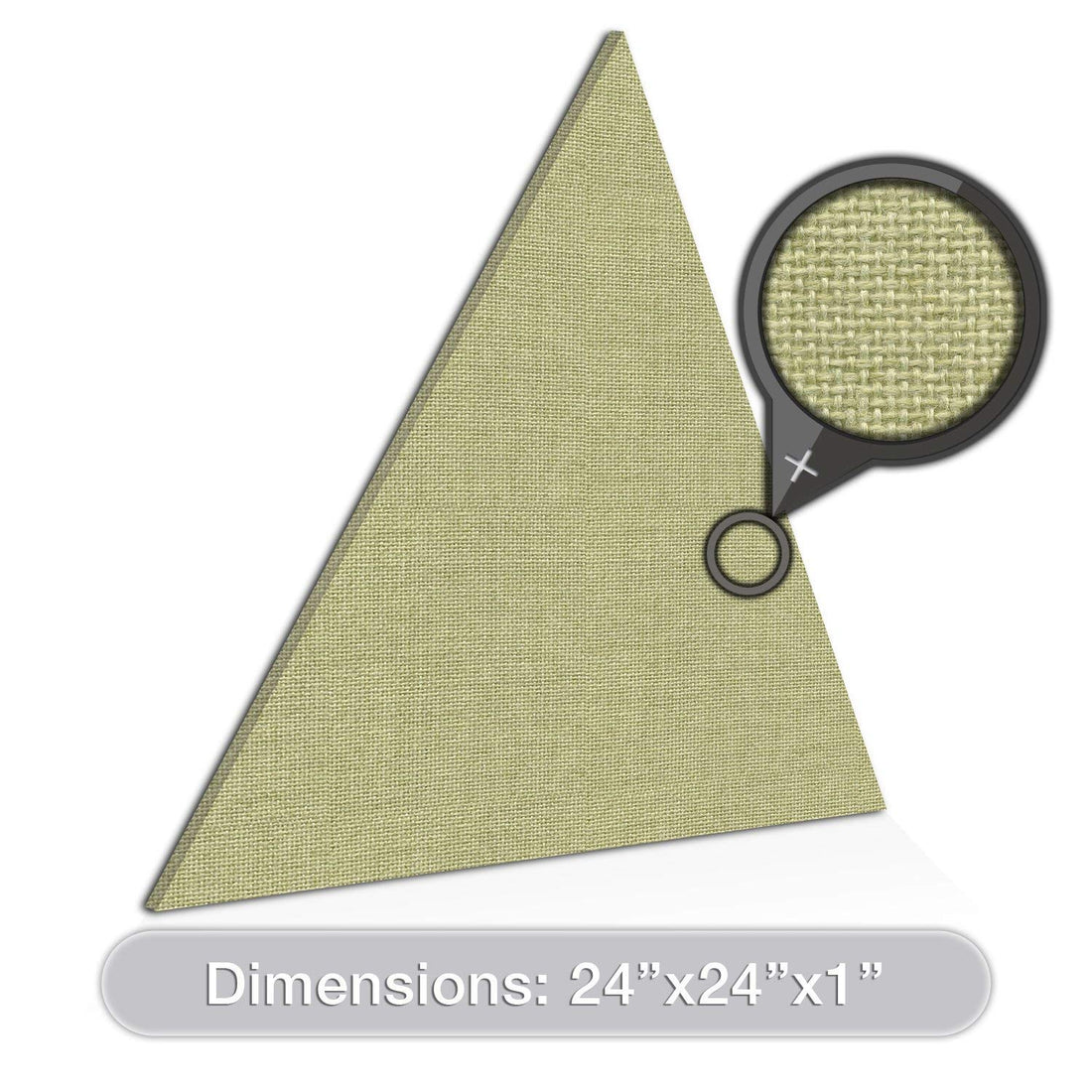 Acoustic Design Works Acoustic Panel Equilateral Triangle 1" - 1 piece