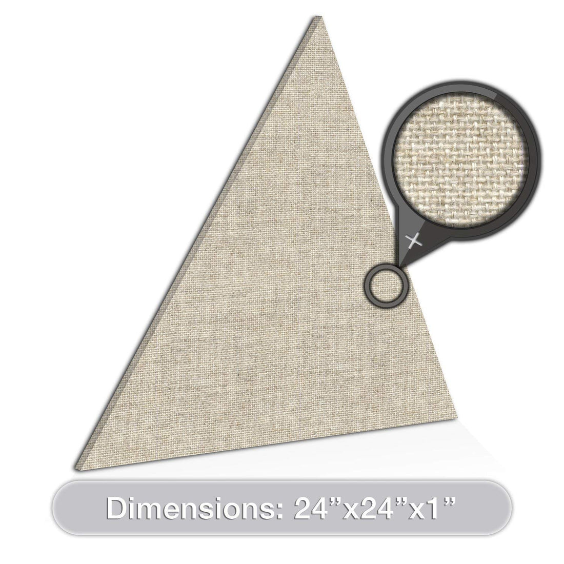 Acoustic Design Works Acoustic Panel Equilateral Triangle 1" - 1 piece