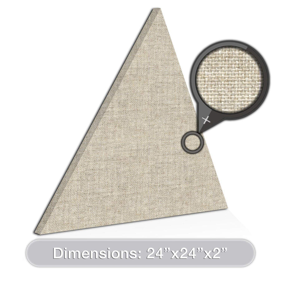 [2-Pack] Acoustic Design Works Acoustic Panels Equilateral Triangle 2" - 2 pieces