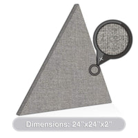 [2-Pack] Acoustic Design Works Acoustic Panels Equilateral Triangle 2" - 2 pieces