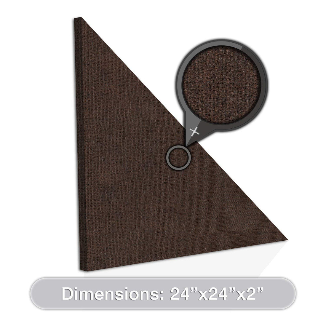 Acoustic Design Works Acoustic Panel Right Triangle 2" - 1 piece