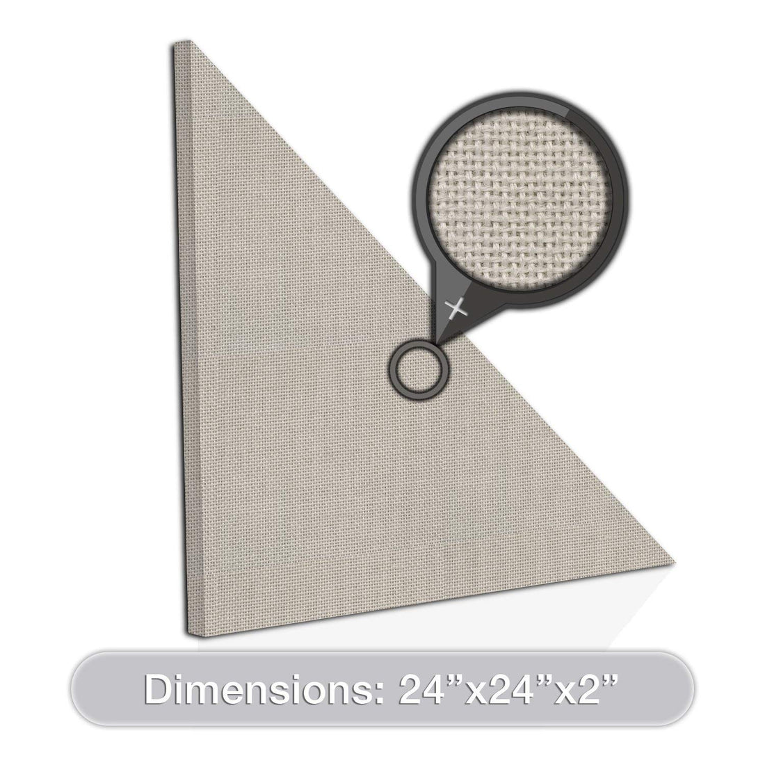 Acoustic Design Works Acoustic Panel Right Triangle 2" - 1 piece