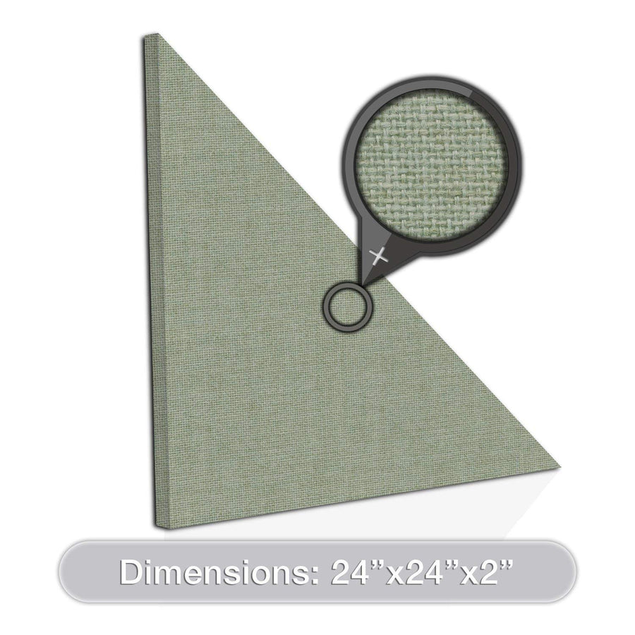 [2-Pack] Acoustic Design Works Acoustic Panel Right Triangle 2" - 2 pieces