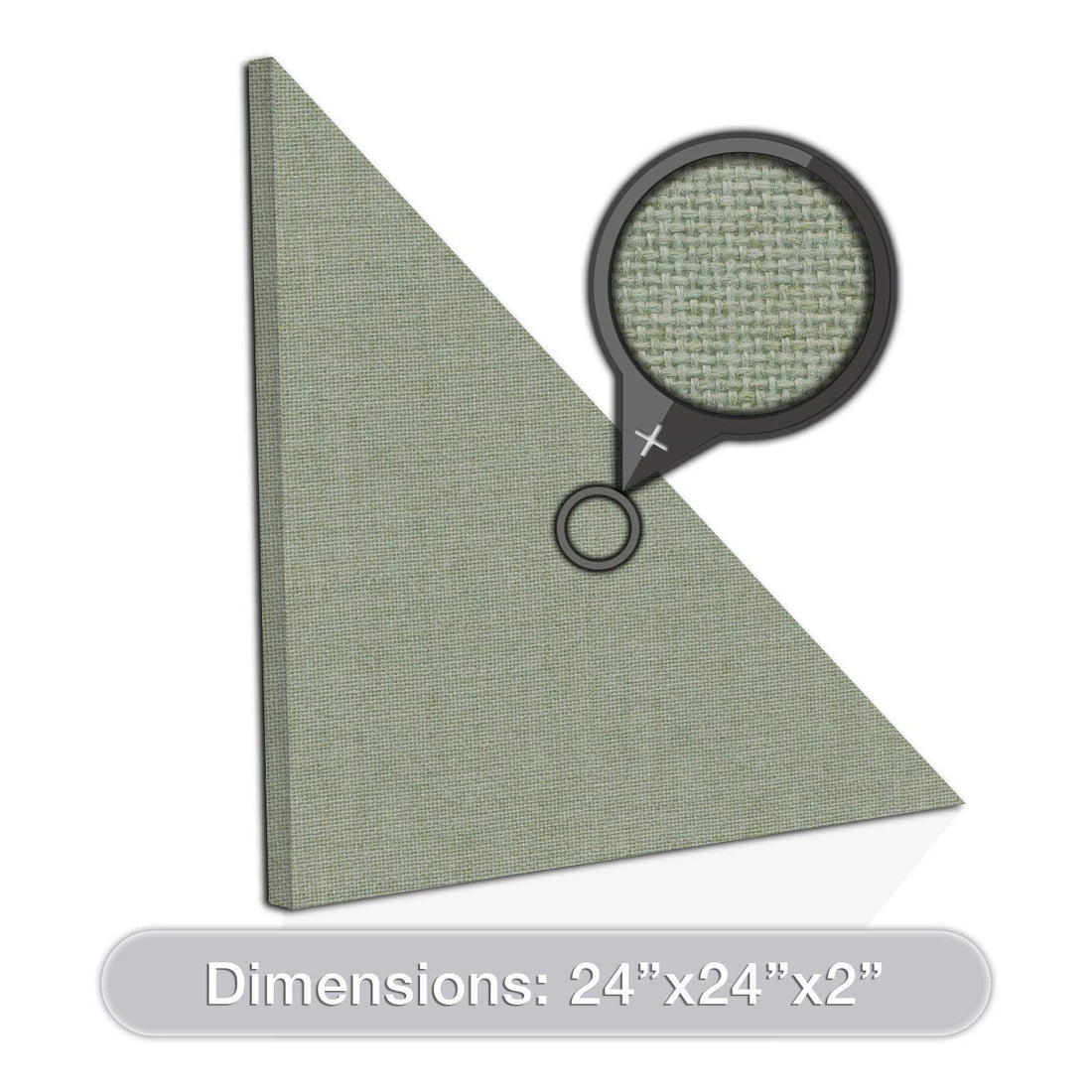 Acoustic Design Works Acoustic Panel Right Triangle 2" - 1 piece