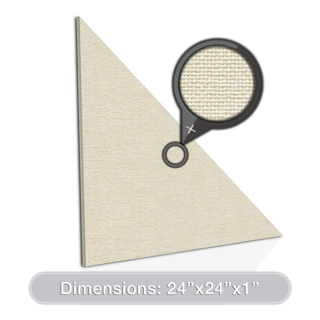 Acoustic Design Works Acoustic Panel Right Triangle 1" - 1 piece