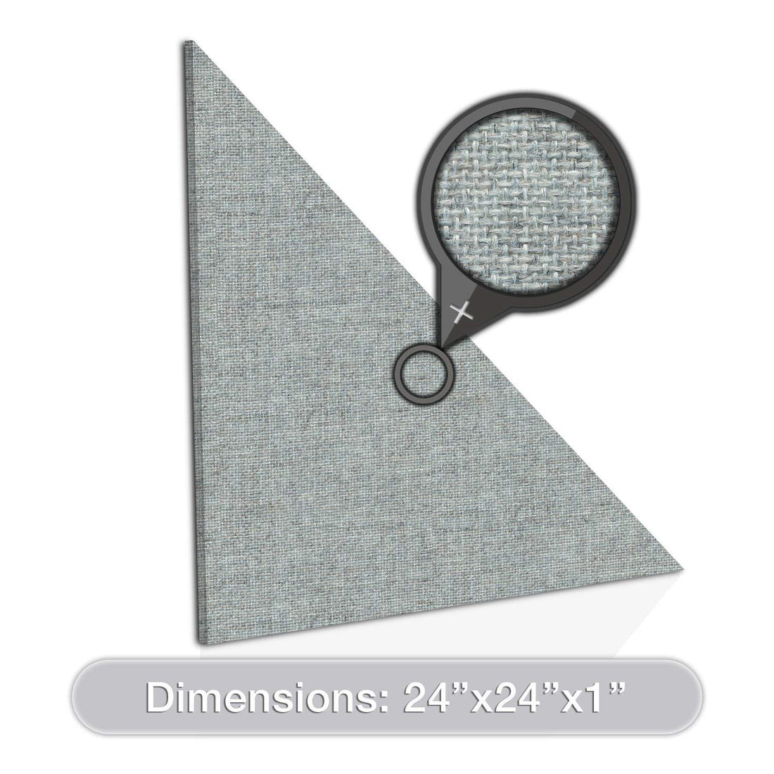 Acoustic Design Works Acoustic Panel Right Triangle 1" - 1 piece