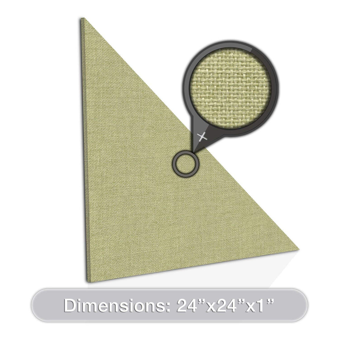 Acoustic Design Works Acoustic Panel Right Triangle 1" - 1 piece