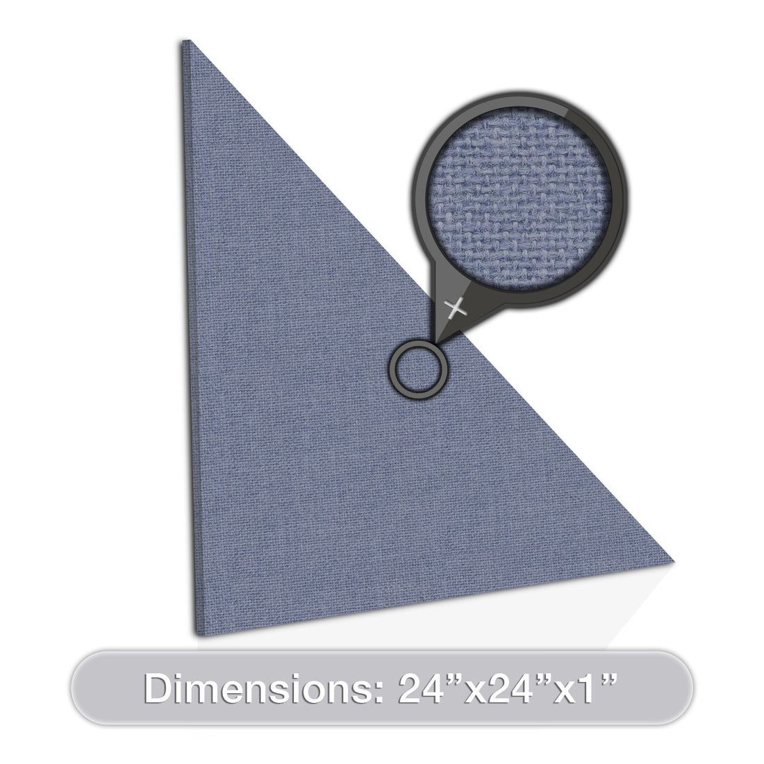 Acoustic Design Works Acoustic Panel Right Triangle 1" - 1 piece