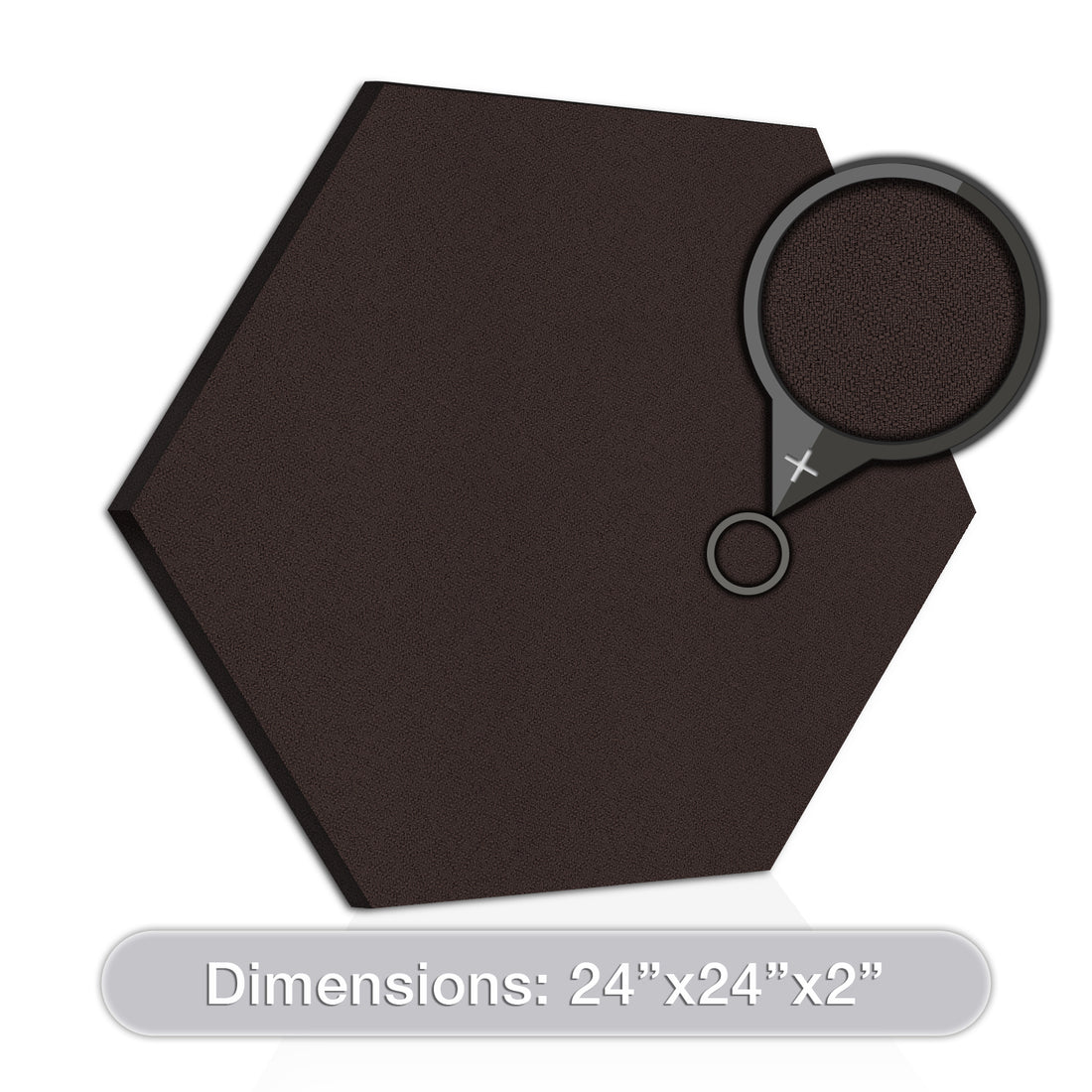 Acoustic Design Works Acoustic Panel Hexagon 2" - 1 piece