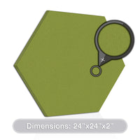 [2-Pack] Acoustic Design Works Acoustic Panel Hexagon 2" - 2 pieces