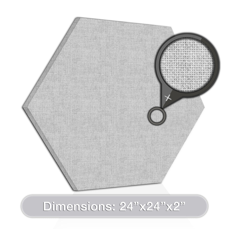 [2-Pack] Acoustic Design Works Acoustic Panel Hexagon 2" - 2 pieces