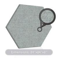 [2-Pack] Acoustic Design Works Acoustic Panel Hexagon 2" - 2 pieces