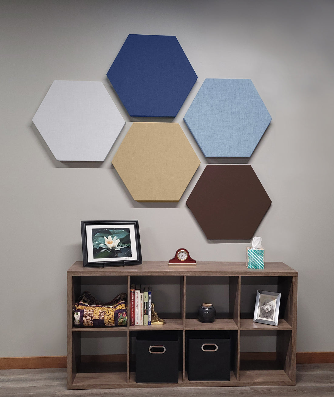 Coffee in the Morning Hexagon Acoustic Panel Kit