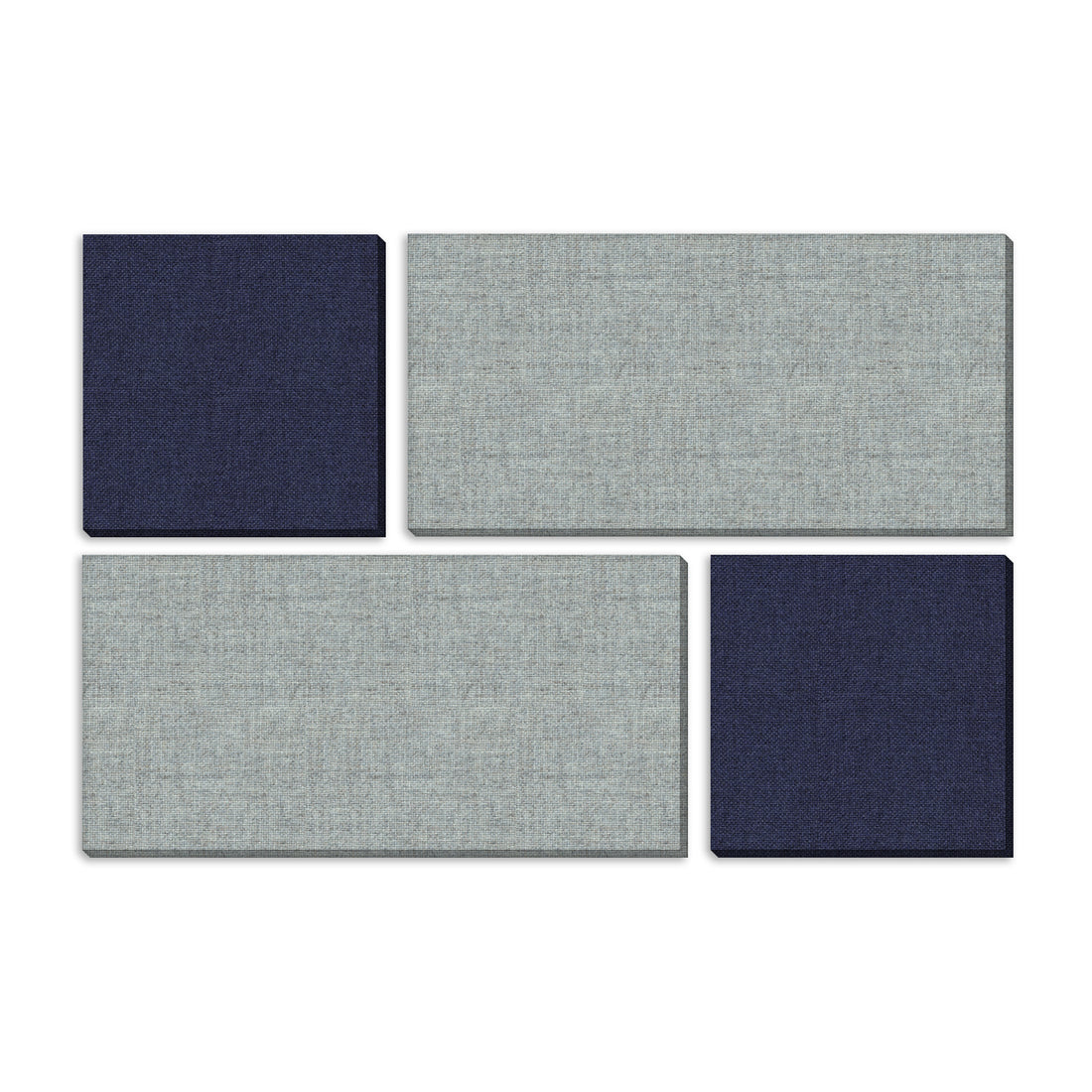 Blueberry Patch Mondrian acoustic  wall panel kit