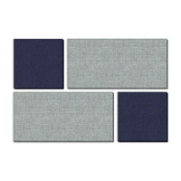 Blueberry Patch Mondrian acoustic  wall panel kit