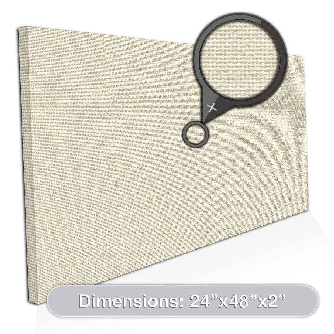 [2-Pack] Acoustic Design Works Acoustic Panel Rectangle 2" - 2 pieces