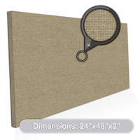 [2-Pack] Acoustic Design Works Acoustic Panel Rectangle 2" - 2 pieces