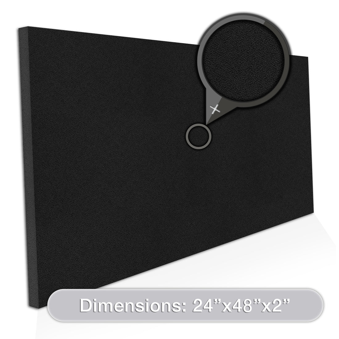 Acoustic Design Works Acoustic Panel Rectangle 2" - 1 Piece