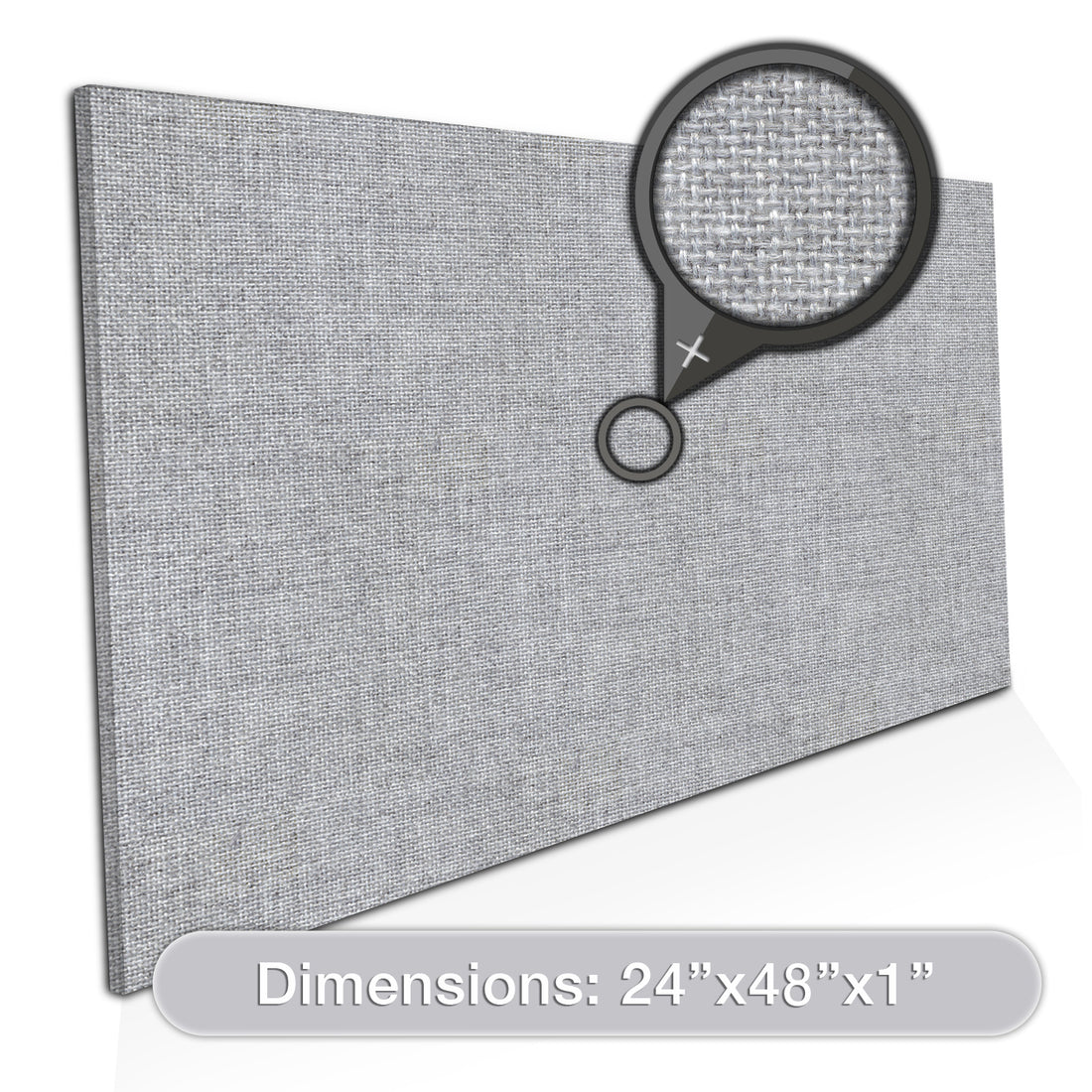 Acoustic Design Works Acoustic Panel Rectangle 1" - 1 piece