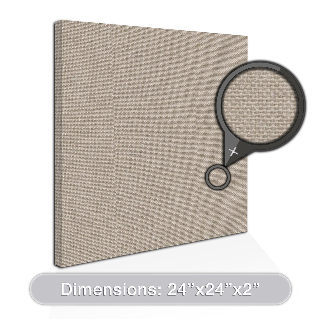 Acoustic Design Works Acoustic Panel Square 2" - 1 piece