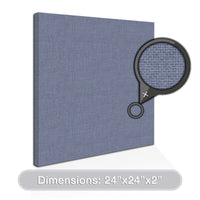 [2-Pack] Acoustic Design Works Acoustic Panels Square 2" - 2 pieces