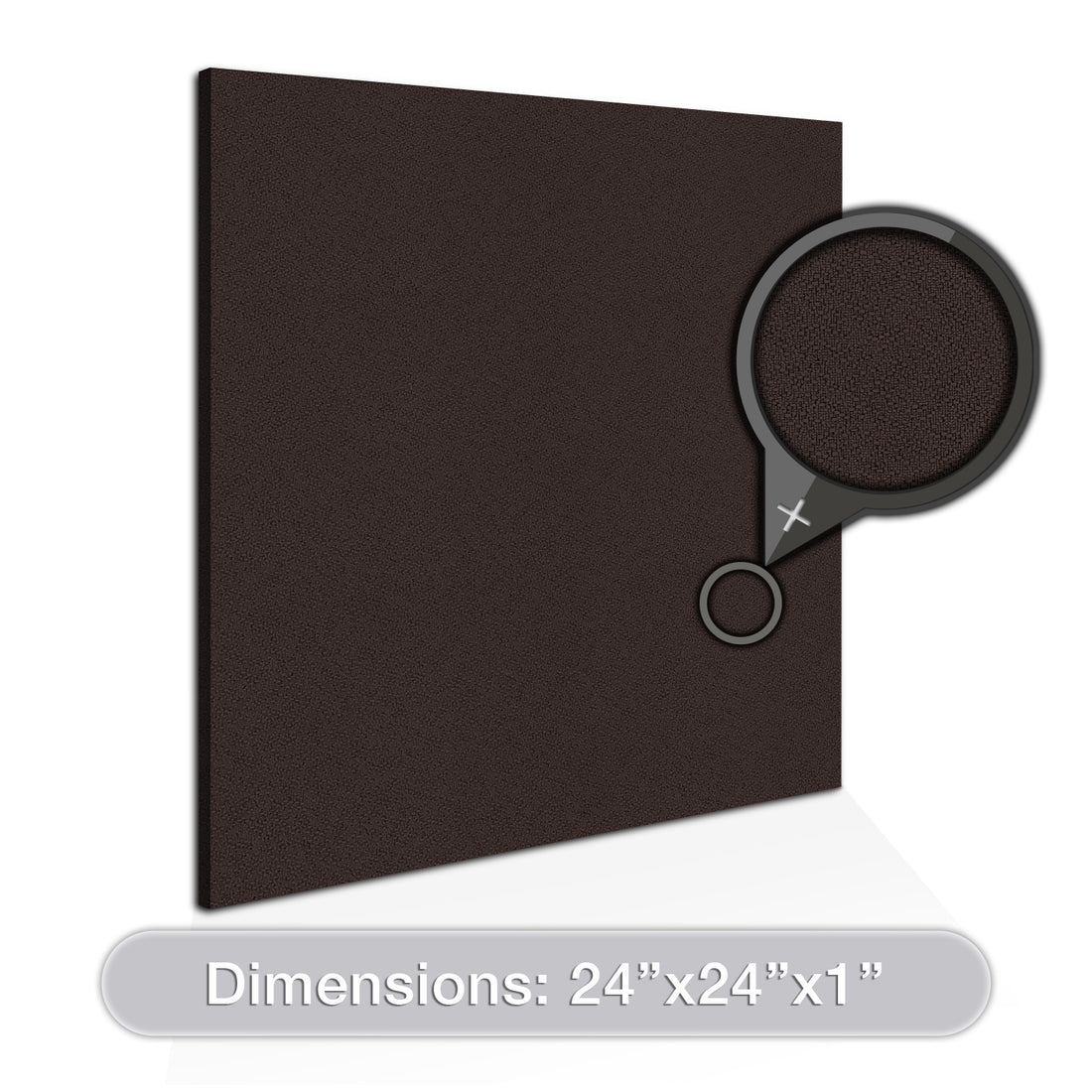 Acoustic Design Works Acoustic Panel Square 1" - 1 piece